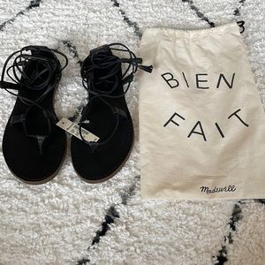Madewell Boardwalk Lace-up Sandals